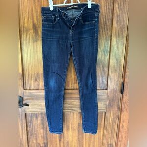 Express Dark Blue Skinny Jeans